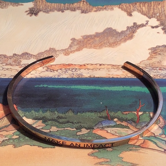 Vintage 1950s RENOIR & MATISSE  Enamel Leaf & Copper Abstract Design Earrings - Picture 6 of 7